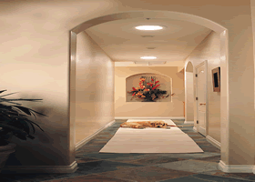 Solatube installed in a hallway